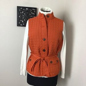 NWOT - Quilted, Belted Vest